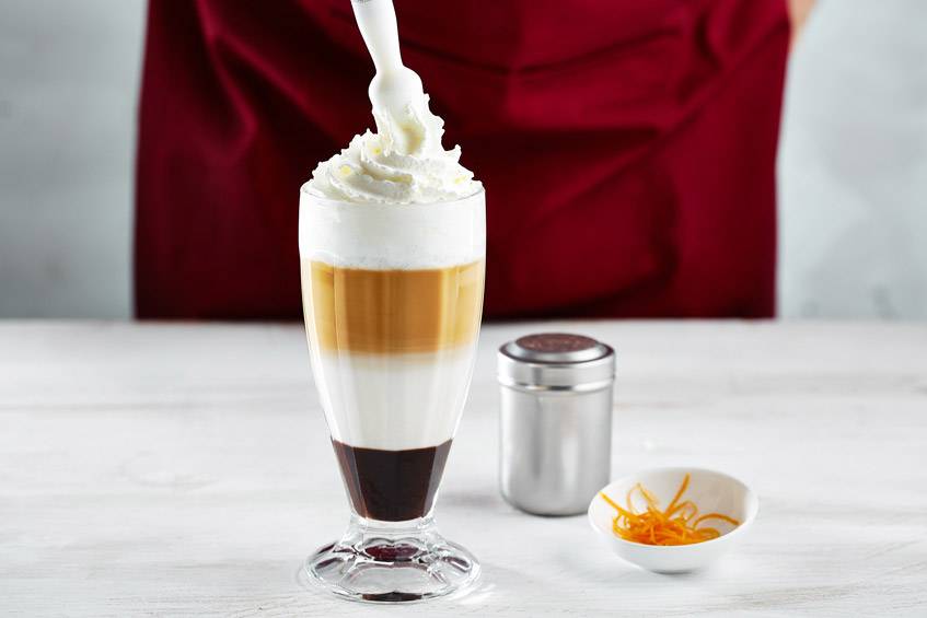 Choco orange latte Krok 7