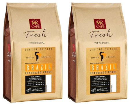Zestaw BRAZIL CEMORRADO HONEY MK Fresh kawa ziarnista 2x1kg