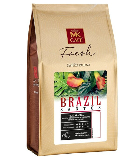 Kawa Brazil Santos MK Fresh ziarnista 1 kg