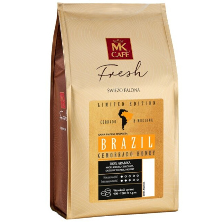 Kawa Brazil Cemorrado Honey MK Fresh ziarnista 1 kg