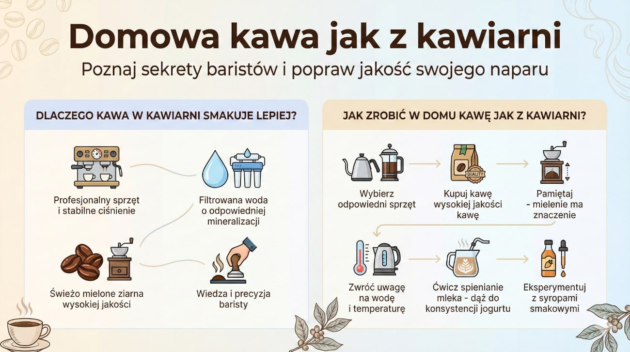 Domowa kawa jak z kawiarni