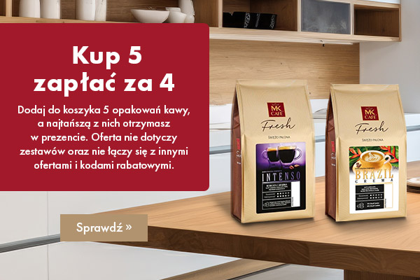Kup 5 kaw w cenie 4