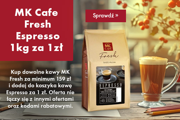 Kawa Espresso za 1 zł przy zakupie innych kaw za 159 zł