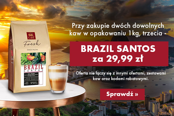 SANTOS ZA 29,99 PRZY ZAKUPIE TRZECH DOWOLNYH KAW