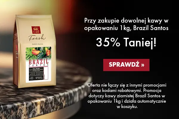 Santos 35% taniej przy zakupie innej kawy