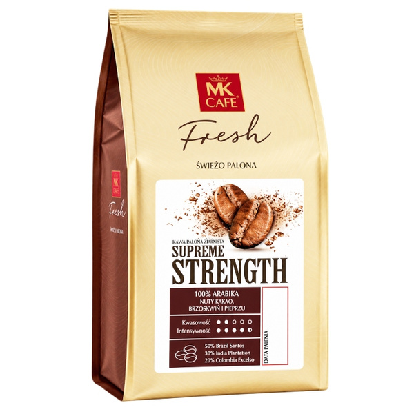 Kawa Supreme Strenght MK Fresh ziarnista 1 kg