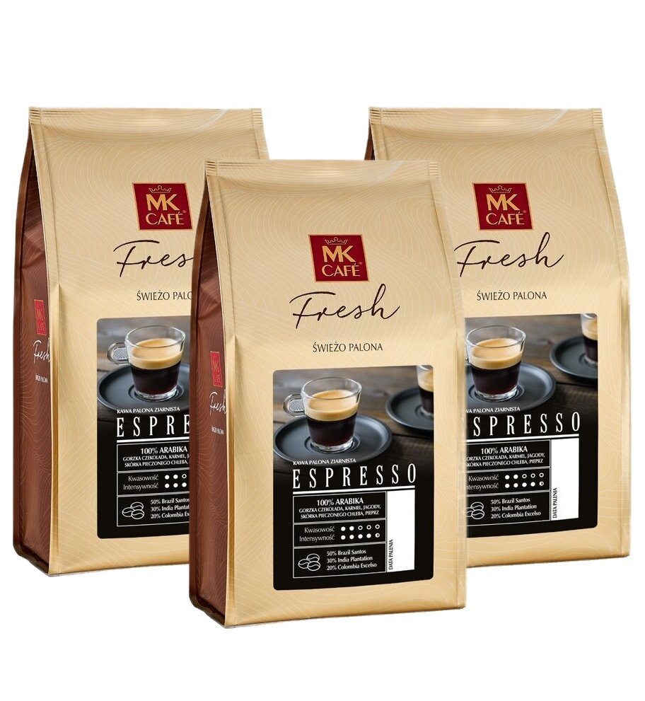 MK Fresh Espresso 3x1kg Ziarno