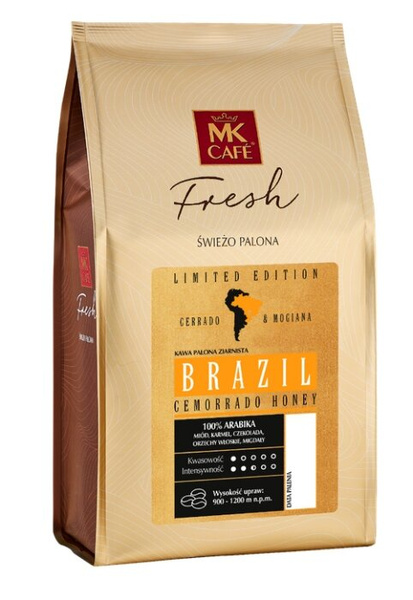 Kawa Brazil Cemorrado Honey MK Fresh ziarnista 1 kg