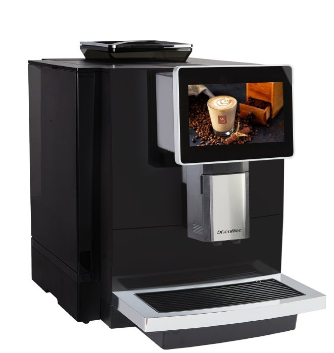 Automatyczny ekspres do kawy Dr. Coffee F10 PRO - Czarny + 6kg kawy GRATIS