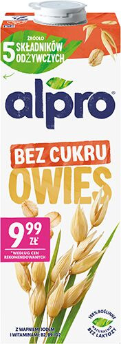 ALPRO Oat Drinks No Sugars - Napój owsiany niesłodzony 1L