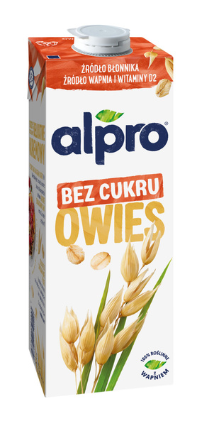 ALPRO Oat Drinks No Sugars - Napój owsiany niesłodzony 1L