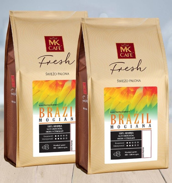 Zestaw Brazil Mogiana MK Fresh kawa ziarnista 2x1kg
